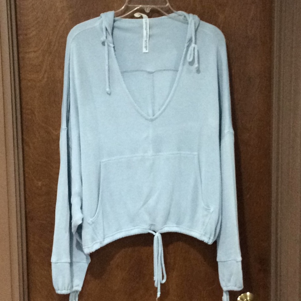 Free people hooded top